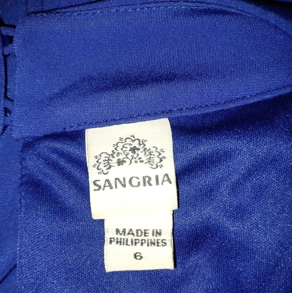 Sangria | Blue Sapphire Maxi Dress - Picture 6 of 6